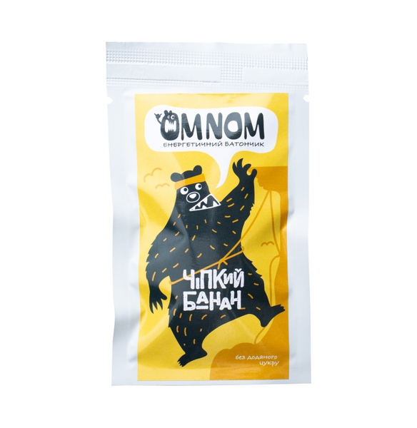 OMNOM energy bar - Grippy banana – ЇDLO freere-dried food