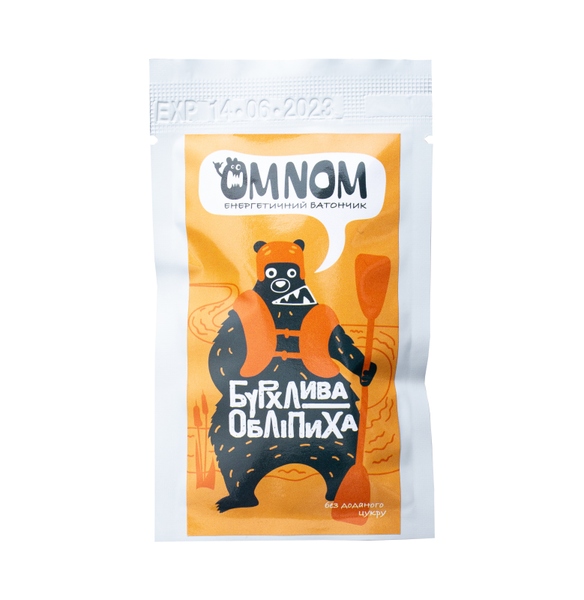 OMNOM energy bar - Raging buckthorn – ЇDLO freere-dried food