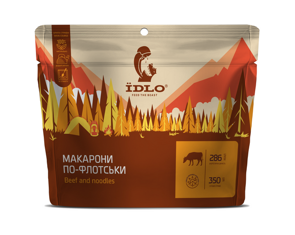Beef and noodles – ЇDLO freere-dried food